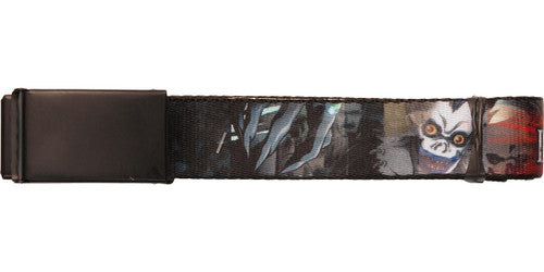 Death Note Trio Collage Mesh Belt in White