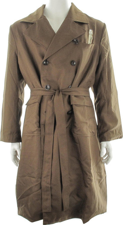 Doctor Who 10th Doctor Trench Coat Jacket Robe in Brown