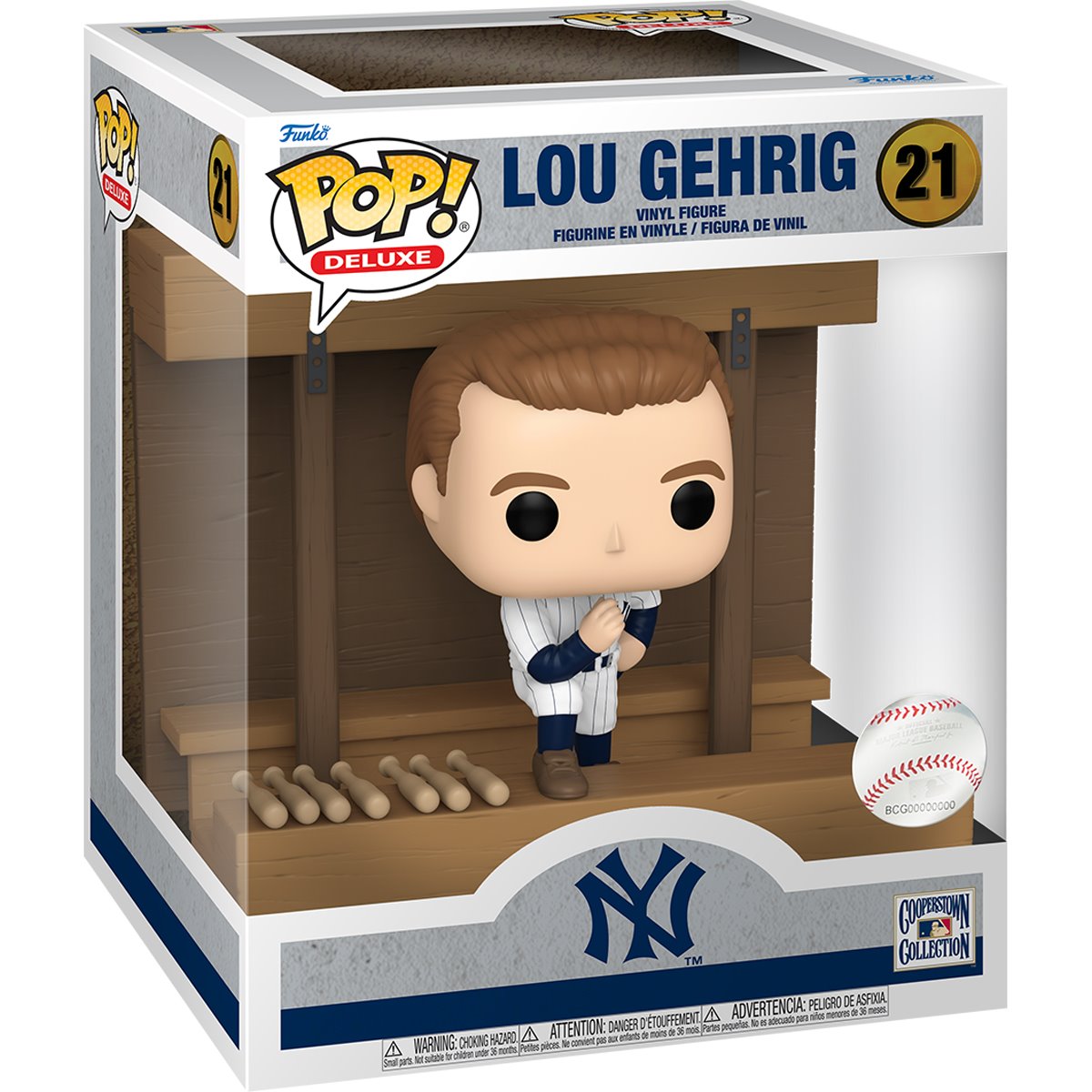 Funko Pop! MLB Yankees Lou Gehrig in Dugout Deluxe