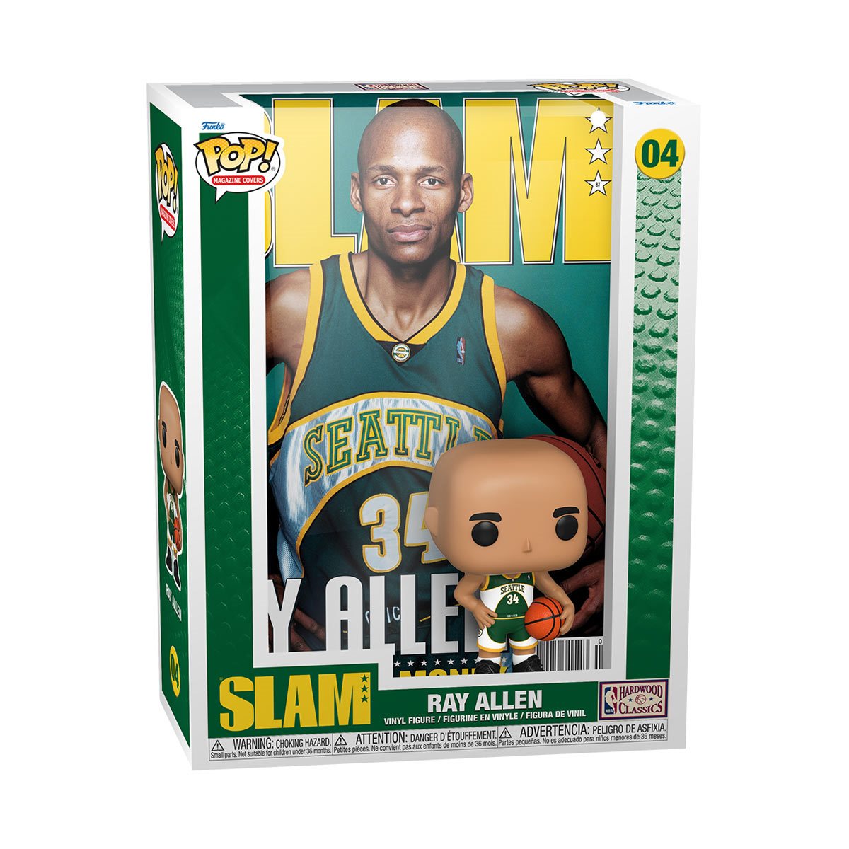 Funko Pop! NBA Slam Cover With Case - Ray Allen
