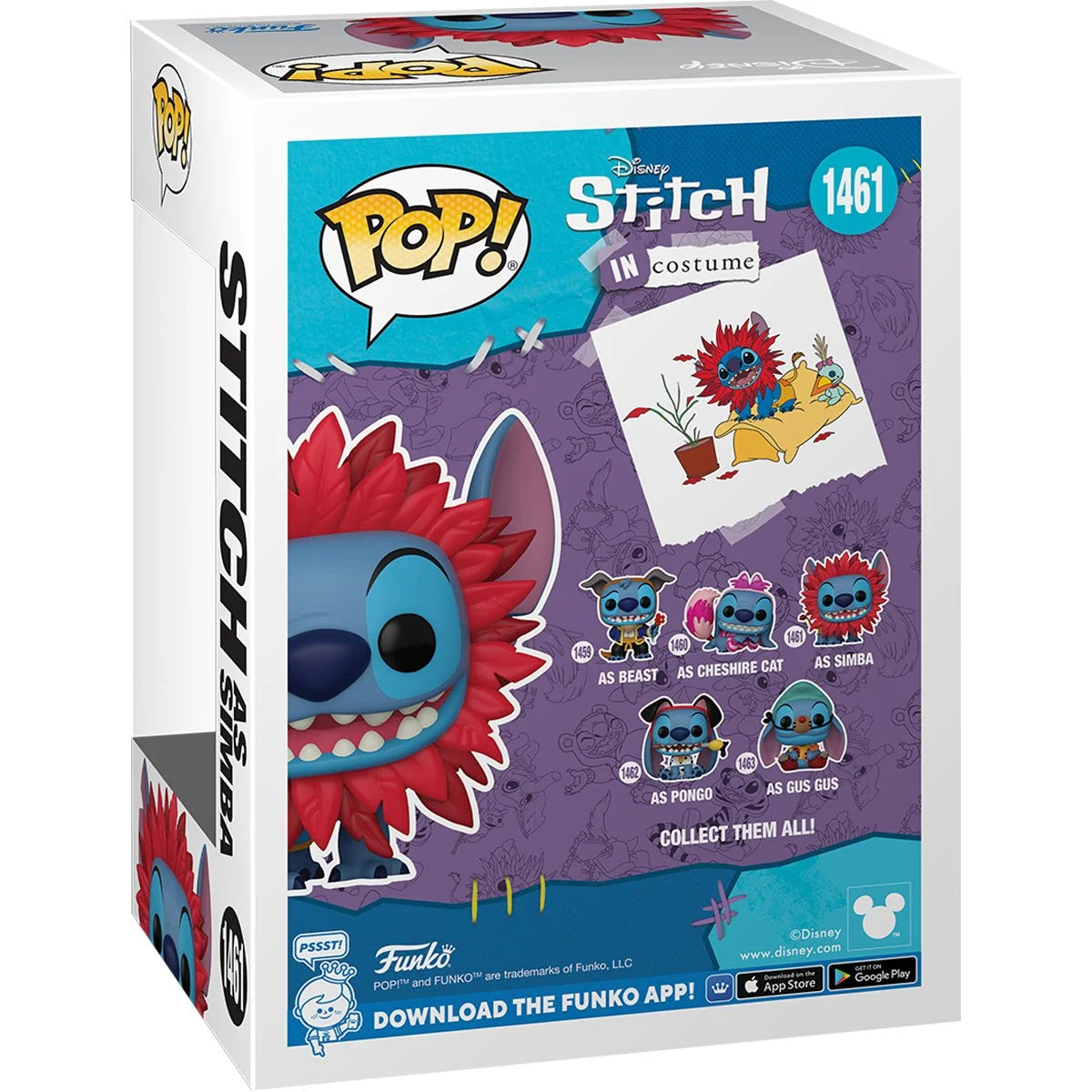 Funko Pop! Lilo & Stitch - Costume Stitch as Simba