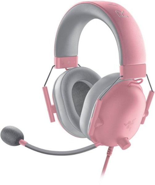 Razer - BlackShark V2 X Wired 7.1 Surround Sound Gaming Headset - Pink