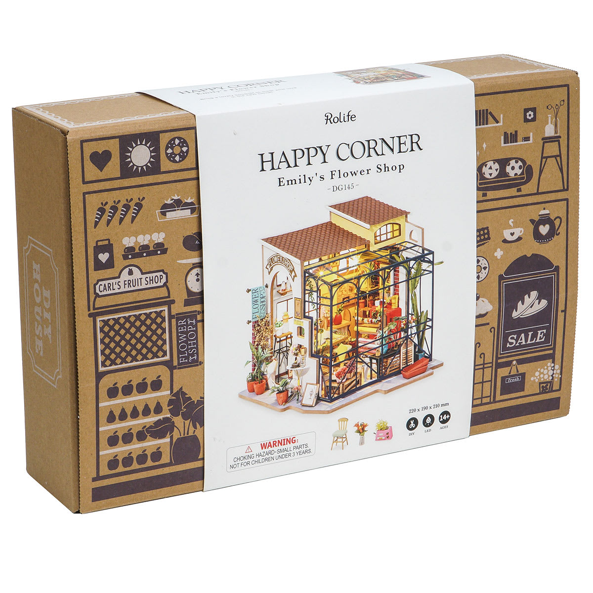 Robotime Emily's Flower Shop Model Kit