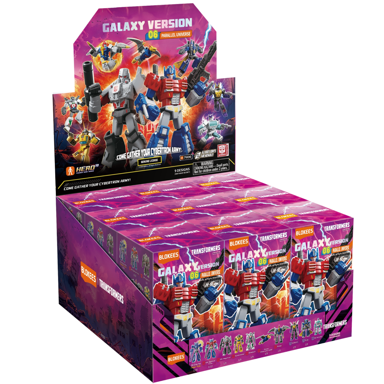 Transformers Blokees Galaxy Version 06 Parallel Blind Box