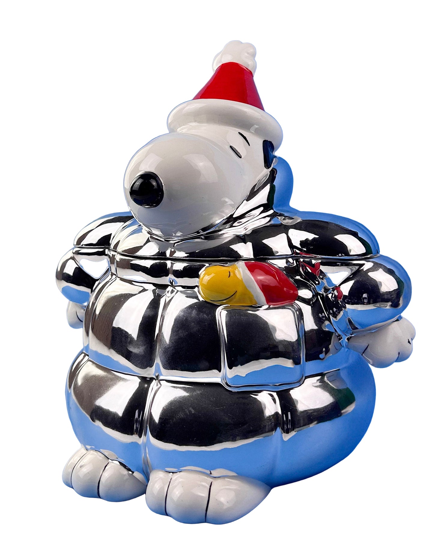 Peanuts Snoopy Shiny Puffer Jacket Cookie Jar