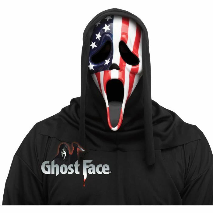 Ghost Face Patriotic Mask