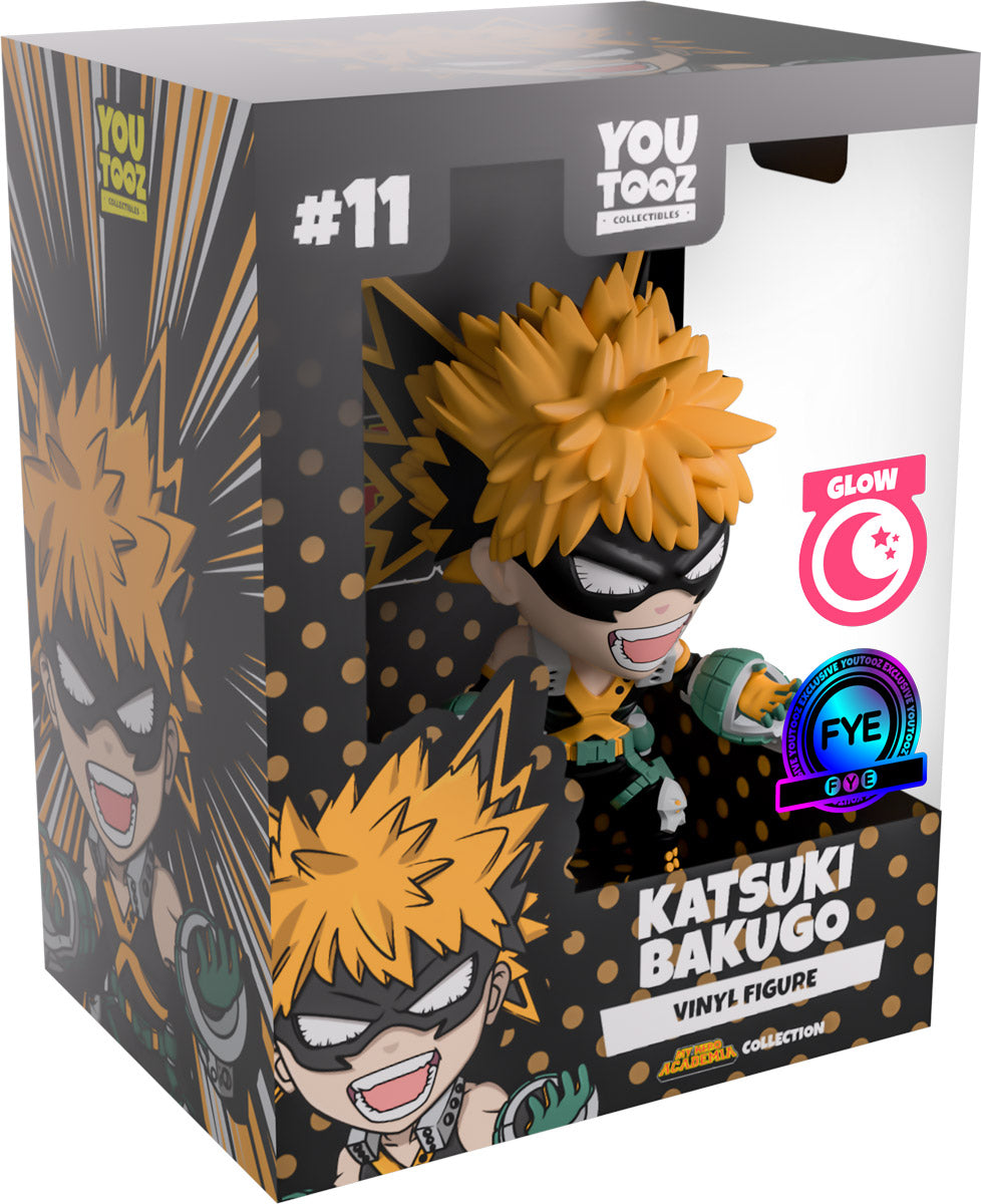 Youtooz My Hero Academia Katsuki Bakugo Orange Glow-In-The-Dark Figure