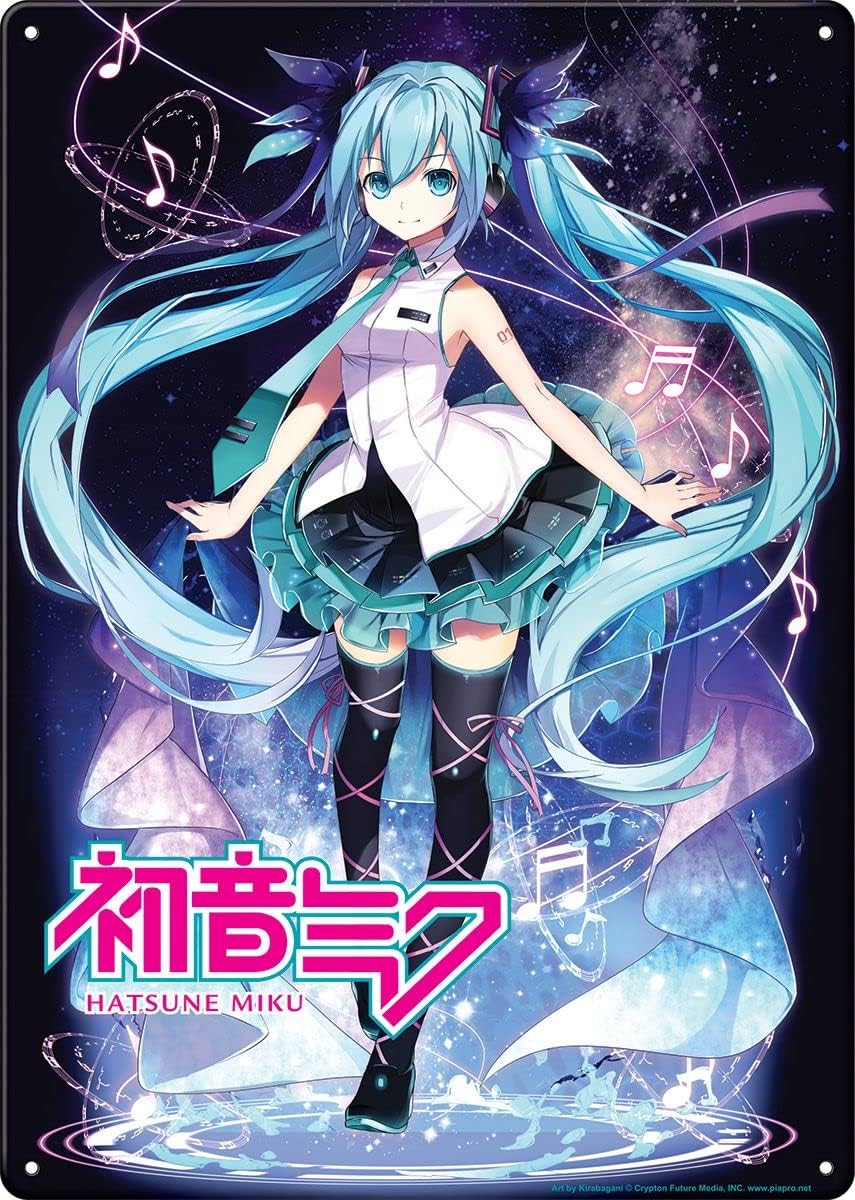 Hatsune Miku Metal Sign
