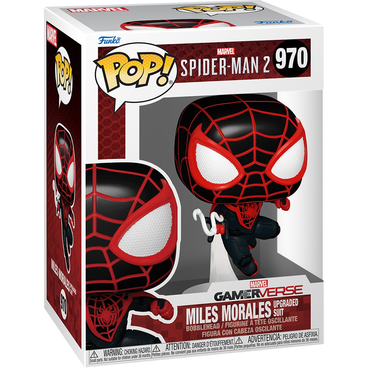 Funko Pop! Spider-Man 2 Game Miles Morales Upgraded Suit