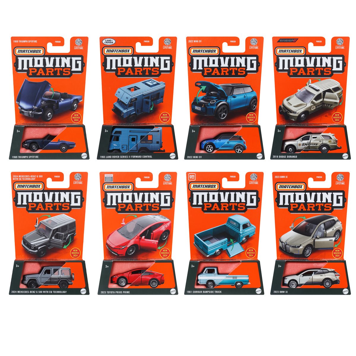 Matchbox Moving Parts Vehicle Assortment (1 random)