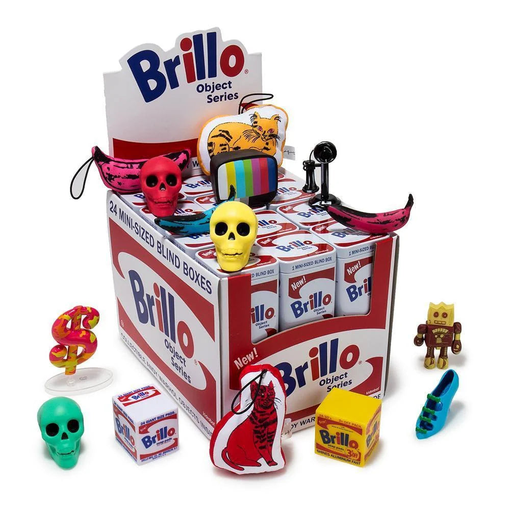 Andy Warhol Brillo Box 3" Figure (1 random)