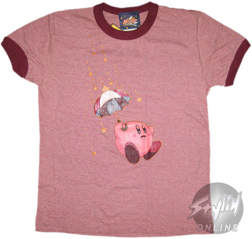 Kirby Umbrella Juniors T-Shirt