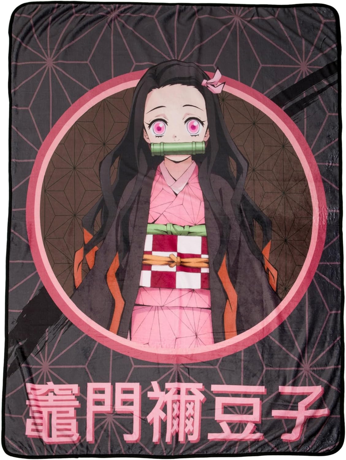 Demon Slayer Nezuko Kamado Character Art Throw Blanket