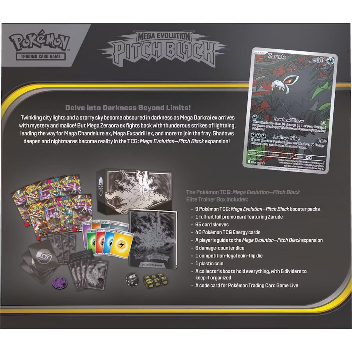 Pokemon Mega Evolution: Pitch Black Elite Trainer Box
