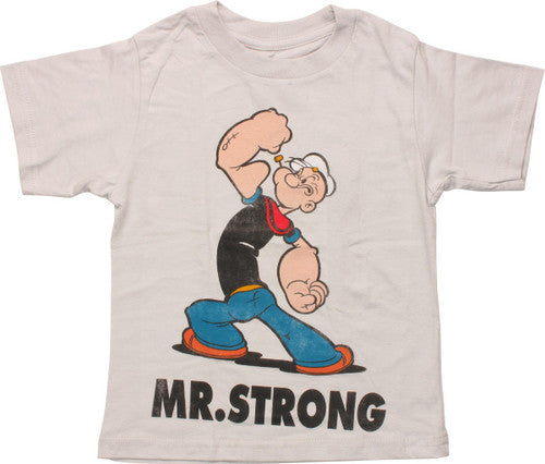 Popeye Mr. Strong Distressed Toddler T-Shirt