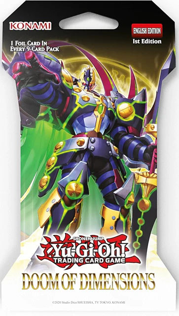 Yu-Gi-Oh! - Doom of Dimensions Sleeved Blister Pack – FYE