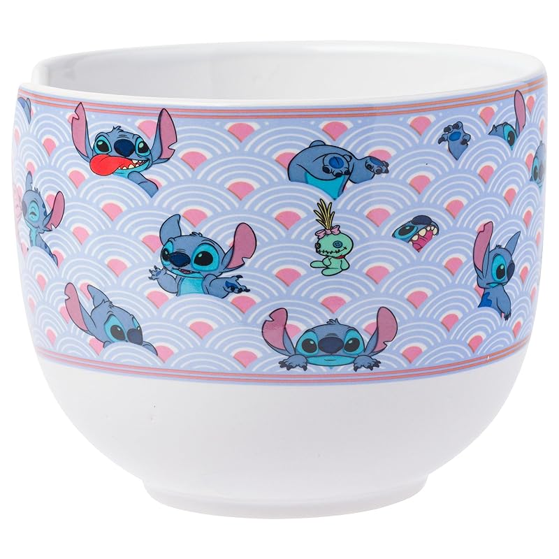 Lilo And Stitch Waves Ceramic Ramen Bowl