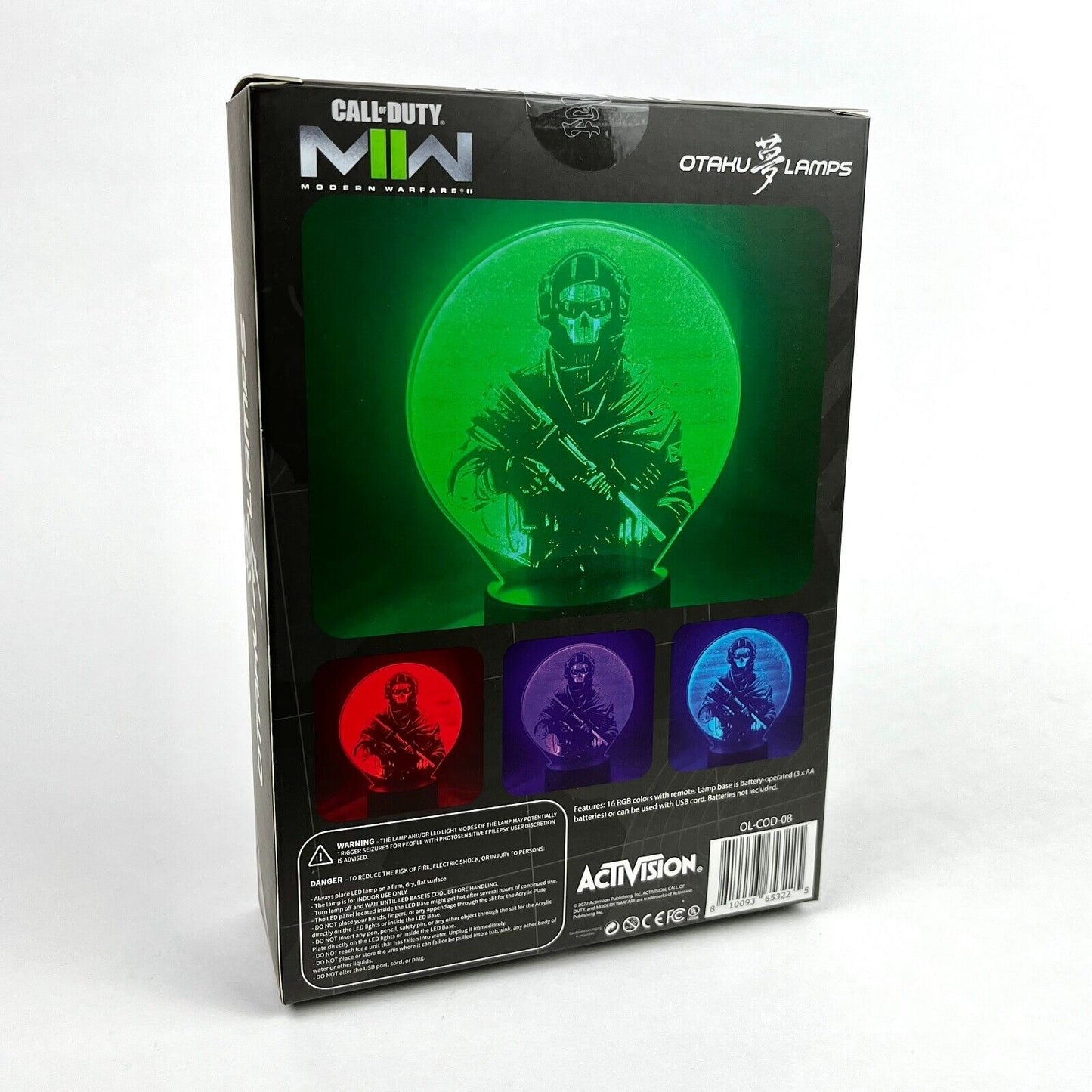 Call of Duty Modern Warfare II Ghost Otaku Lamp