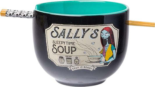 Silver Buffalo Disney Nightmare Before Christmas Sally's Sleepy Time Soup Ceramic Ramen Bowl