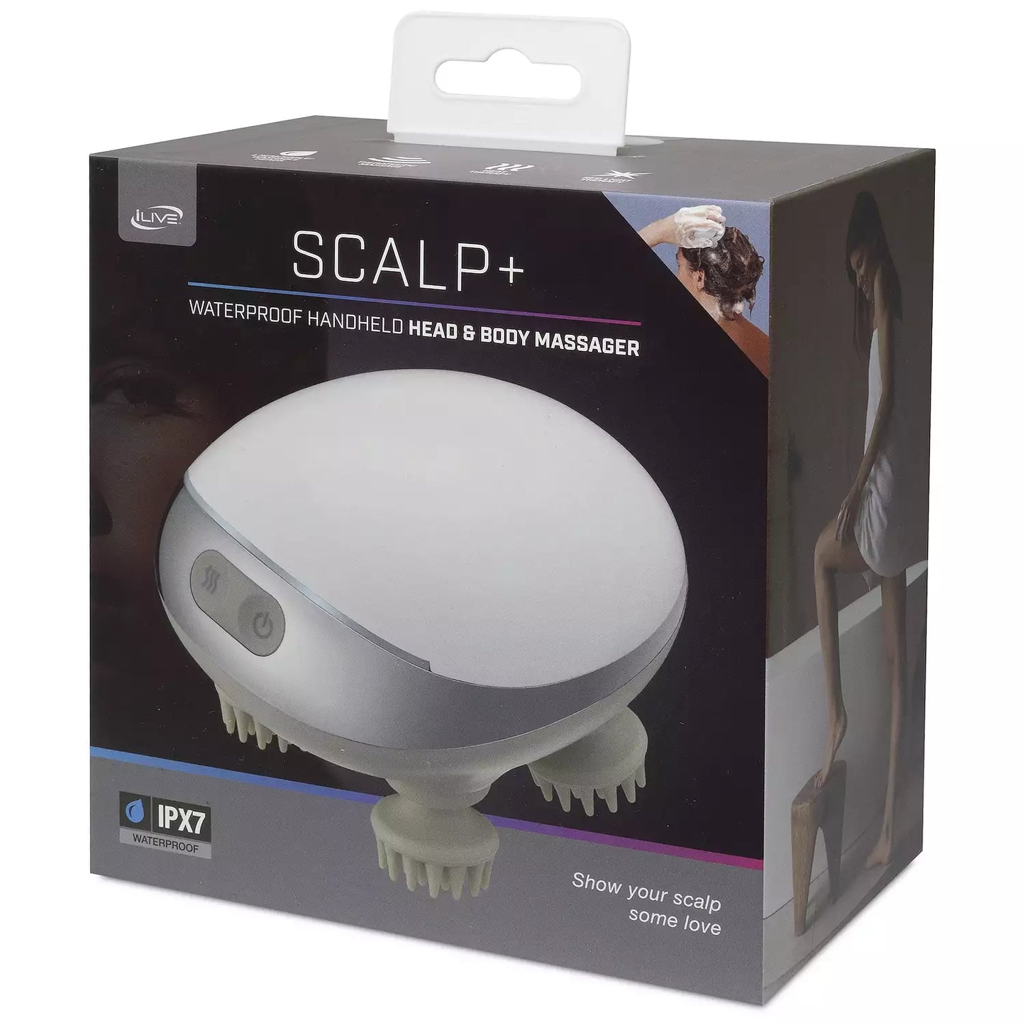 Waterproof Handheld Head Massager