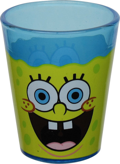 Spongebob Squarepants Head Shot Glass in Yellow