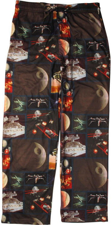 Star Wars Death Star Battle Scenes Pajama Pants