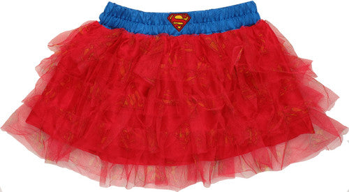 Superman Tiered Tutu Skirt