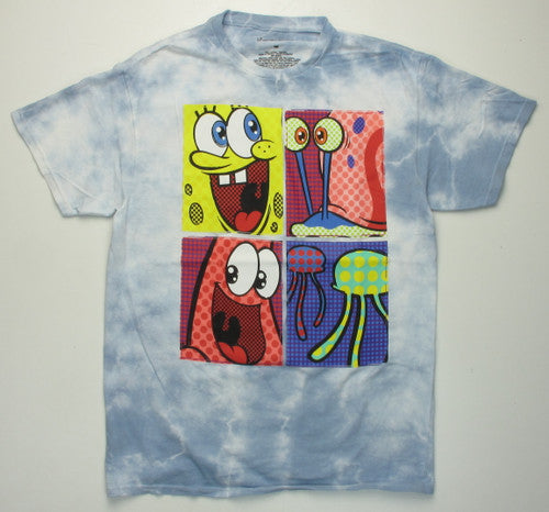 Spongebob Patrick Gary Tie Dye T-Shirt