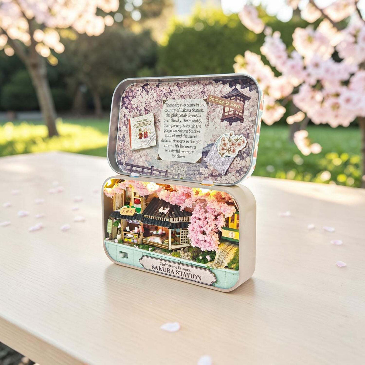 Hands Craft DIY Tiniature Kit - Sakura Station