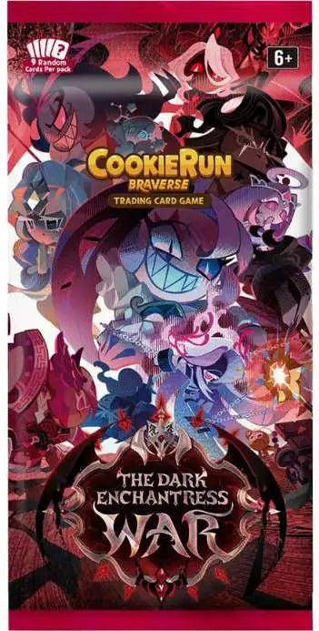 CookieRun Braverse Trading Card Game The Dark Enchantress War Booster Pack