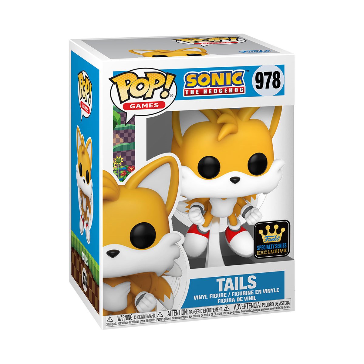 Funko Pop! Sonic the Hedgehog Tails Flying Funko (w/ chase)