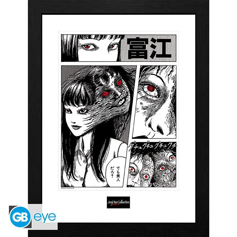 Junji Ito Tomie 30x40cm Framed Print