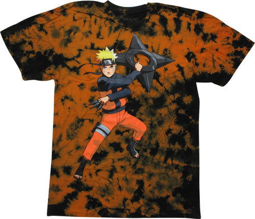 Naruto Kunai Shuriken Tye Dye T-Shirt