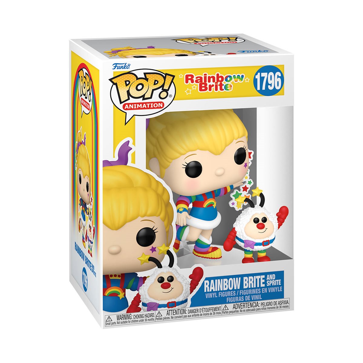 Funko Pop! Rainbow Brite and Sprite