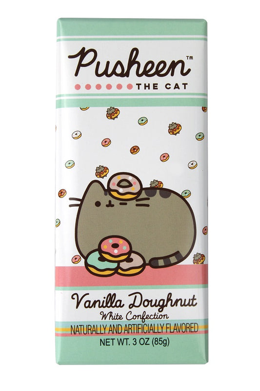 Pusheen - Vanilla Doughnut - White Chocolate Candy Bar