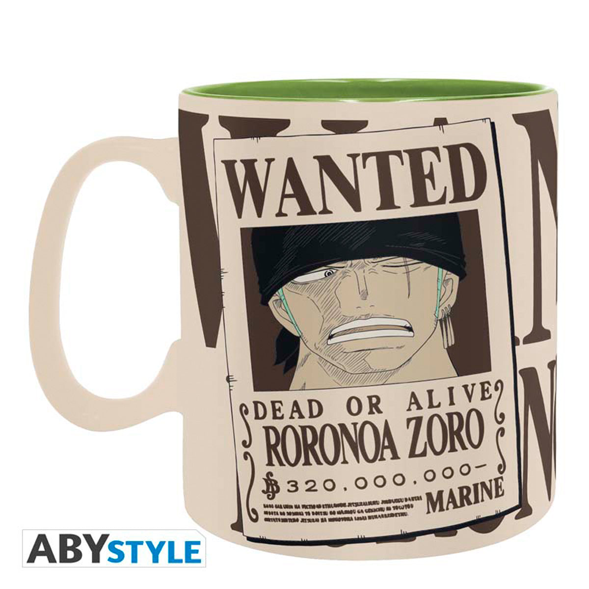 Roronoa Zoro One Piece Mug and Coaster Set