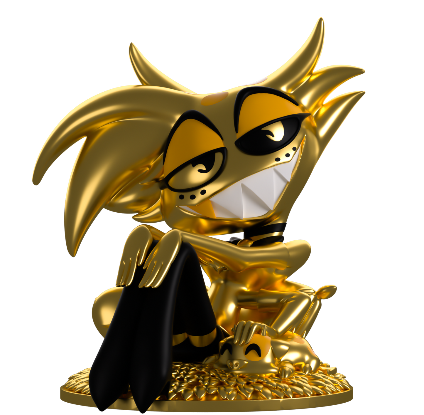 Youtooz Hazbin Hotel Golden Chrome Angel Dust