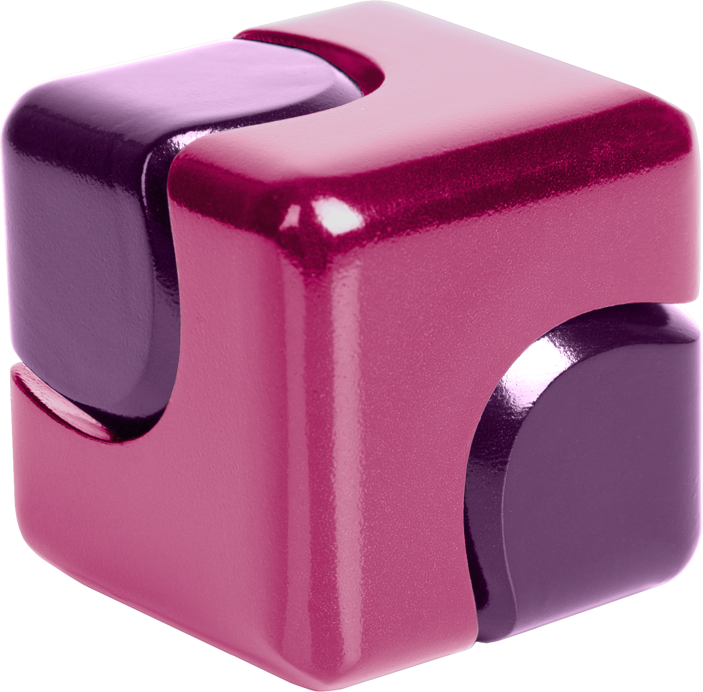Bopster Cube Fidget Toy - Pink & Purple