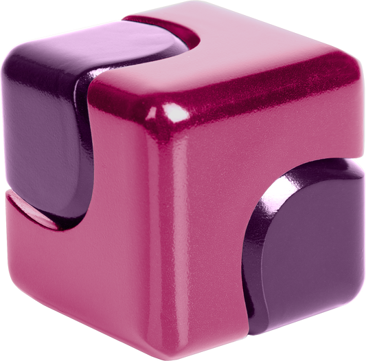 Bopster Cube Fidget Toy - Pink & Purple