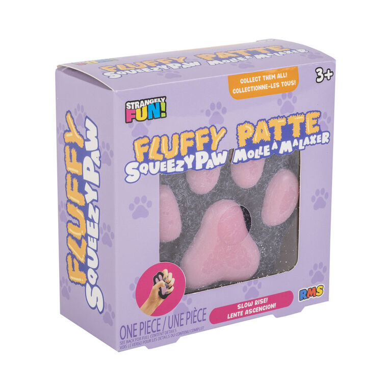 Purple Fluffy Squeeze Paw