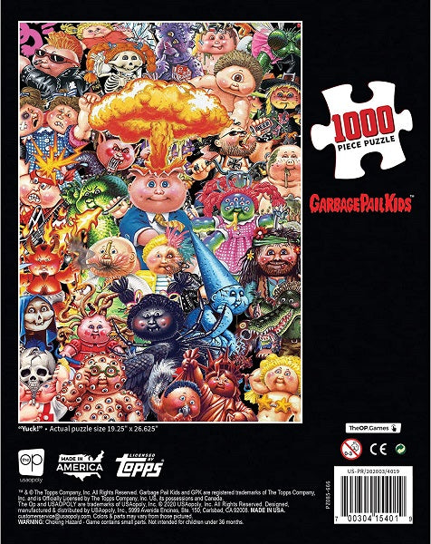 Garbage Pail Kids Yuck 1000 Piece Jigsaw Puzzle | 35th Anniversary of GPK