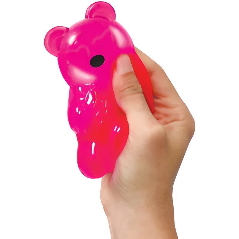 Sqweezy Gummy Bear Squishy Soft Slow Rise Candy Style Bear Toy Stress Relief Fidget Toy (one random)
