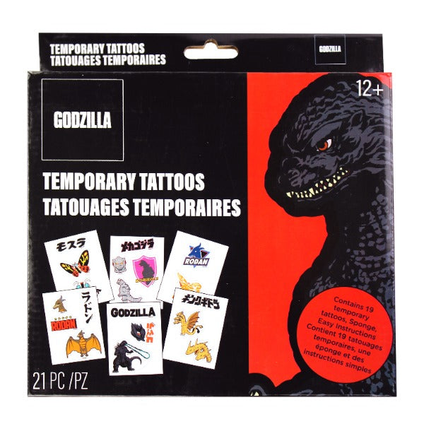 Godzilla Temporary Tattoos