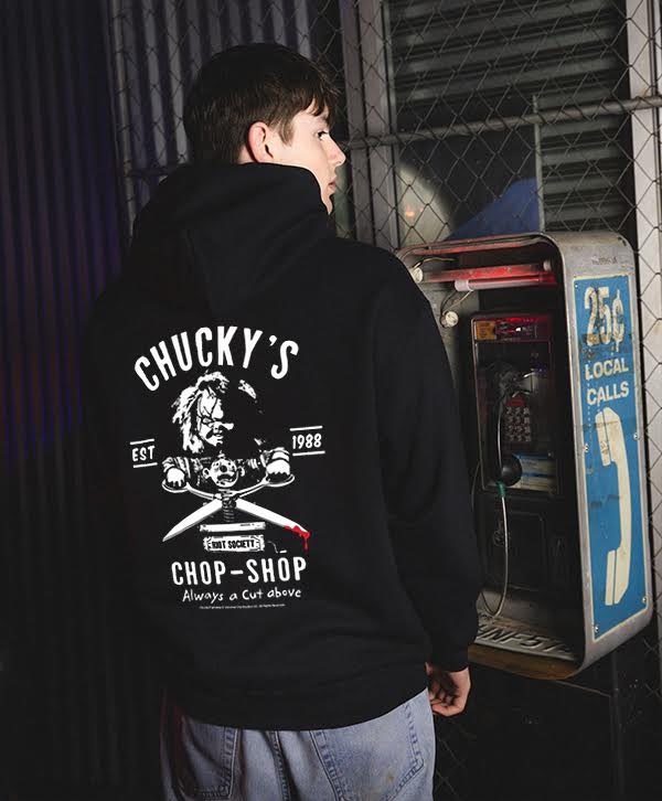 Riot Society Chucky Chop Shop Hoodie