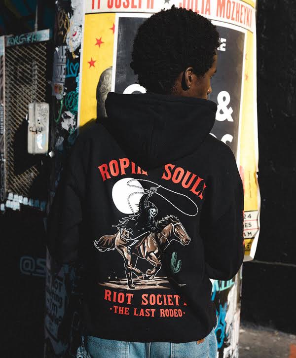 Riot Society Ropin Souls Last Rodeo Hoodie