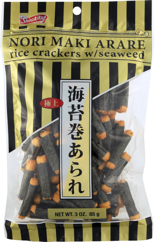 Nori Maki Arare Rice Crackers with seaweed