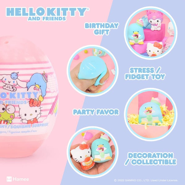 Hello Kitty and Friends Cute Water Filled Surprise Capsule Squishy Toy (1 random)