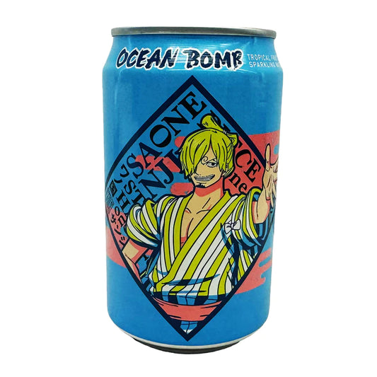 Ocean Bomb One Piece Sanji Sparkling Water - Tropical Fruit Flavor