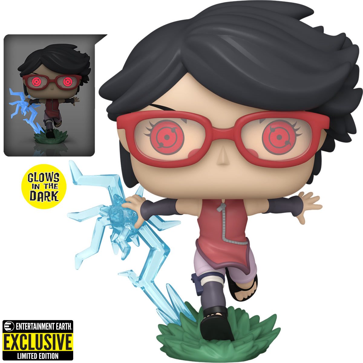 Funko Pop! Boruto Sarada with Sharingan Glow-in-the-Dark Figure