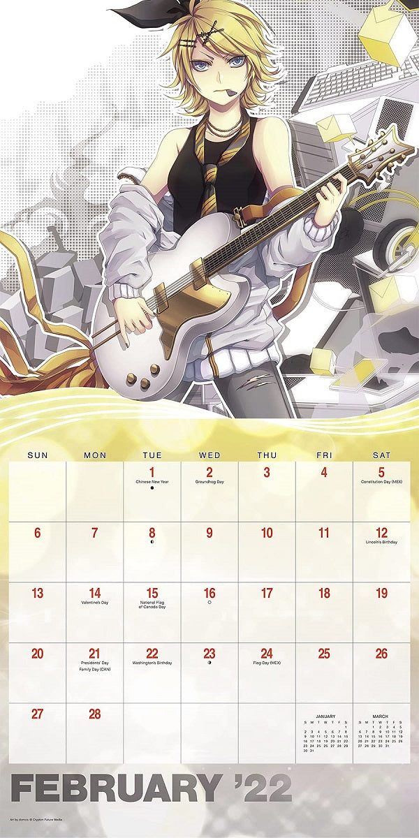 2022 Hatsune Miku Wall Calendar